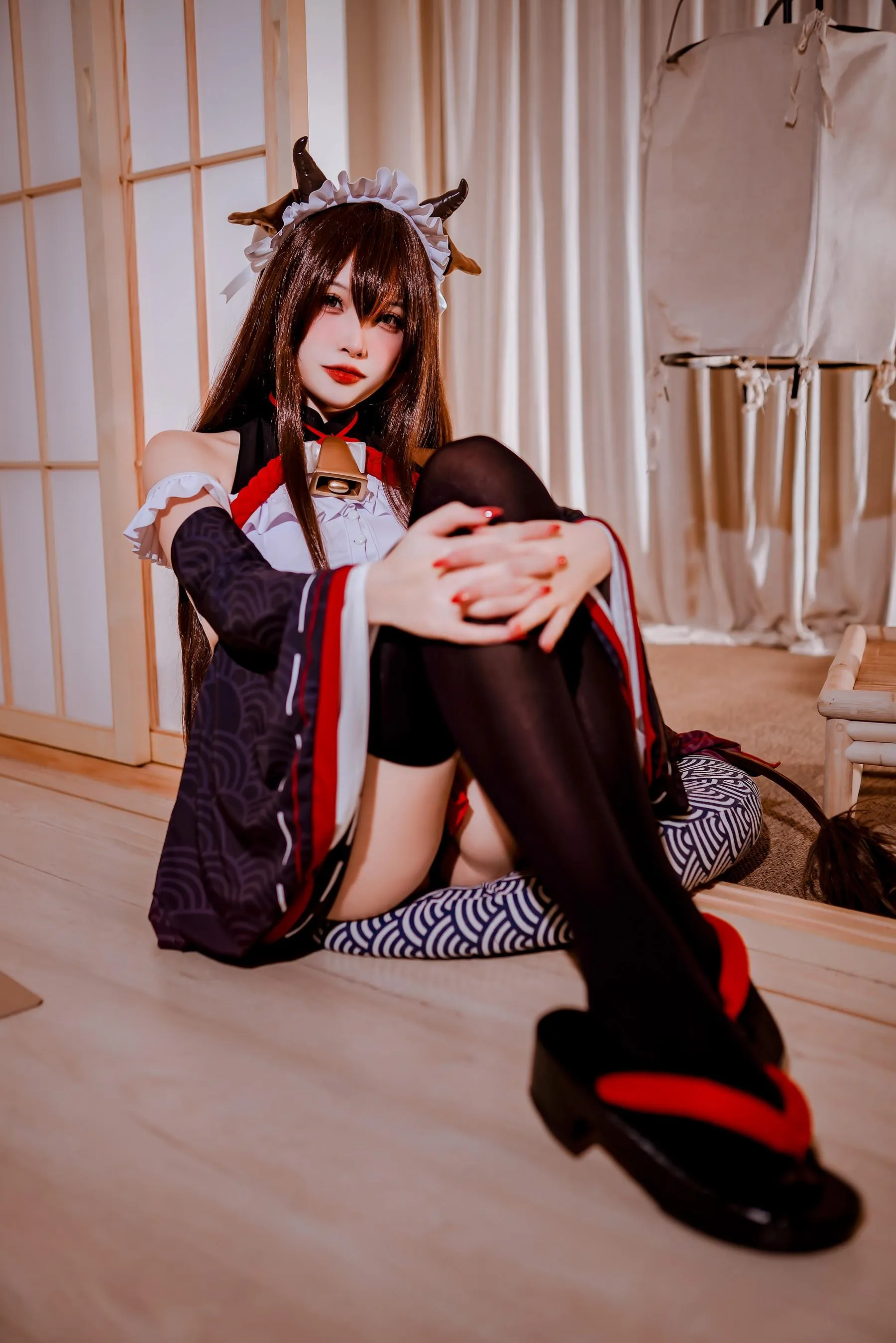 二佐Nisa – NO.148 碧蓝樫野女仆 [34P]插图3